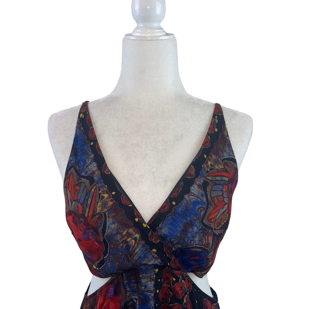 Free People Bohemian Feelin' Good Cut-out Midi Dress Sz. SP - Picture 6 of 12